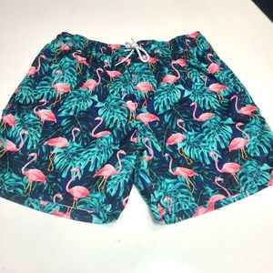 Goodfellow & Co. Pink Flamingo Swim Shorts size Large